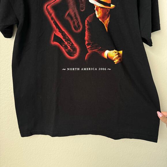 Vintage Van Morrisson Mens T-Shirt Concert Tour Short Sleeve Cotton Size Large - Picture 4 of 8